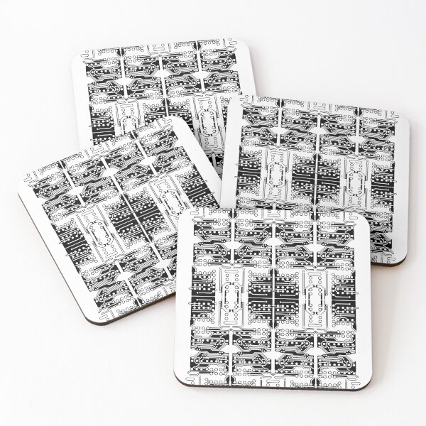 Item preview, CHIP #1 Microchip, Monolithic integrated circuit Art. Black Pattern. designed and sold by in-vectors.
