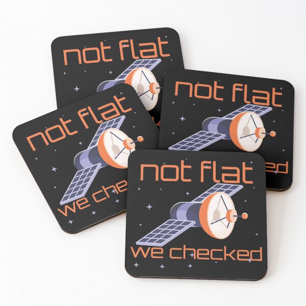 Item preview, Not Flat We Checked designed and sold by SHOPBLOB.