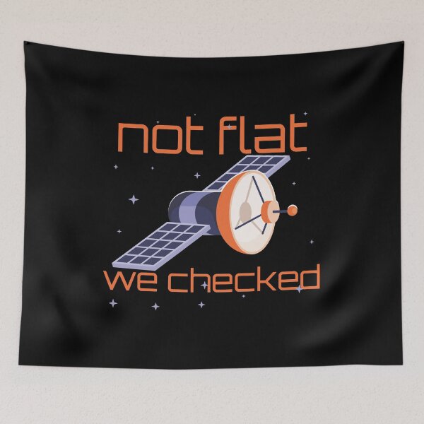 Item preview, Not Flat We Checked designed and sold by SHOPBLOB.