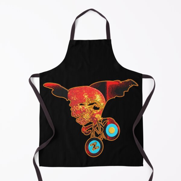 Item preview, Funny burning zombie skull on bicycle. designed and sold by Ralek.