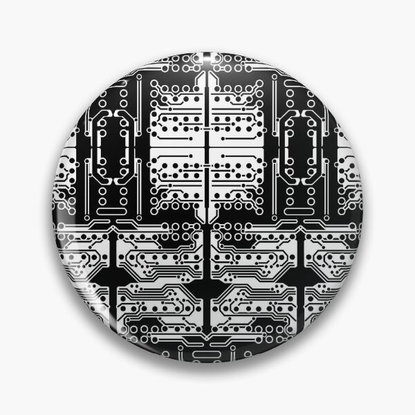 Item preview, CHIP #1 Microchip, Monolithic integrated circuit Art. White Pattern. designed and sold by in-vectors.
