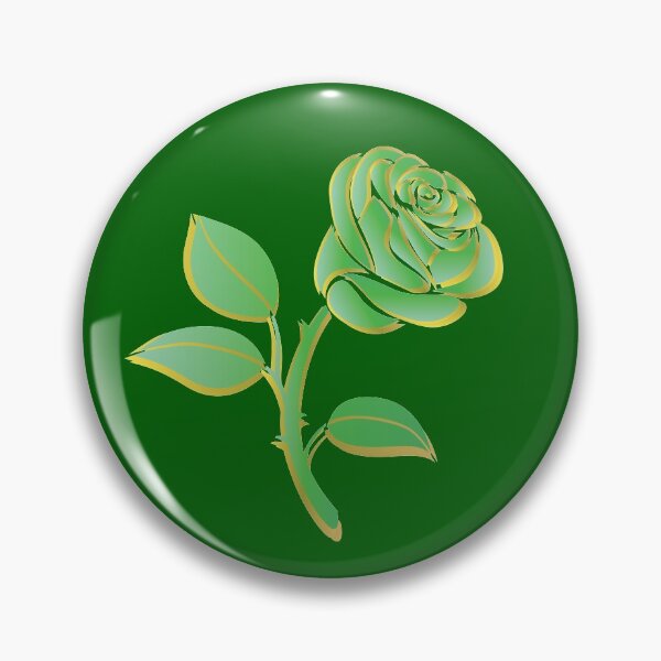 Artikelvorschau, Einzelne Schattenrose - Grün entworfen und verkauft von DesignBySuzanne.