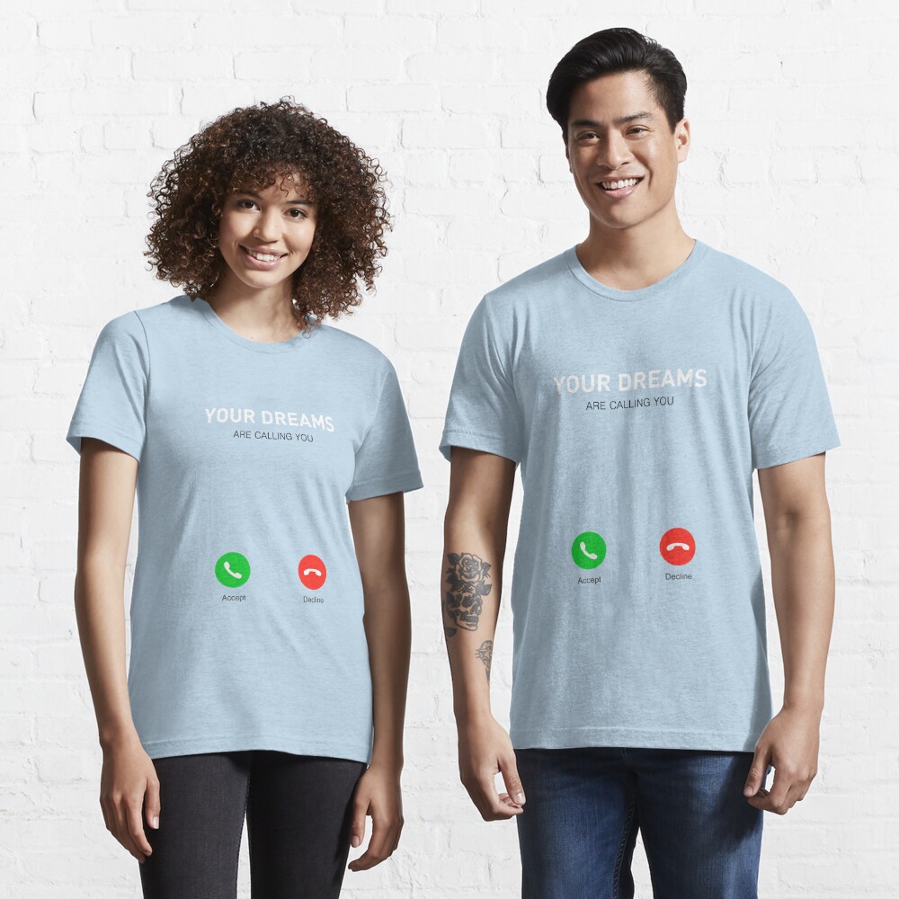 Your Dreams Are Calling You Motivating Quotes poster Kids T-Shirt by Lab No  4 - Pixels