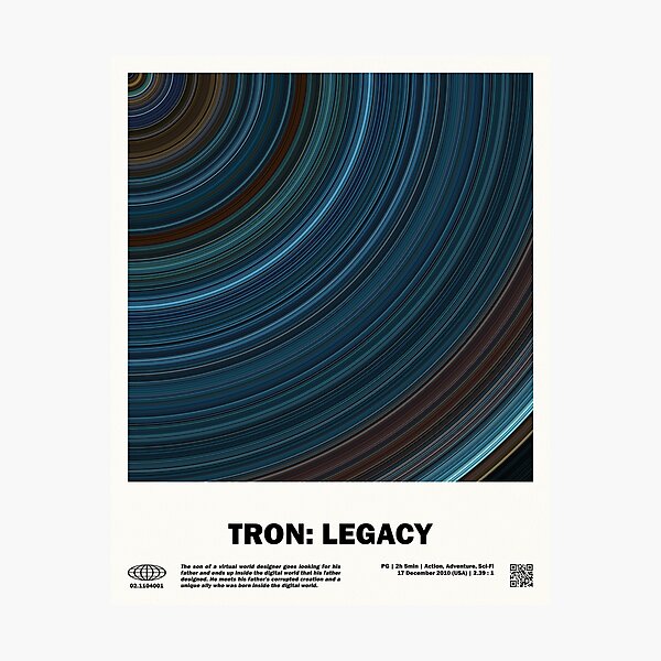 Item preview, minimal_Tron: Legacy Abstract Circular Art Movie  designed and sold by cinevizual.