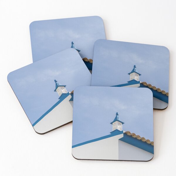 Item preview, Quintessential Algarvian - Cool Fretted Crown Chimney and Cobalt Blue Roofline Accents designed and sold by Georgia Mizuleva.