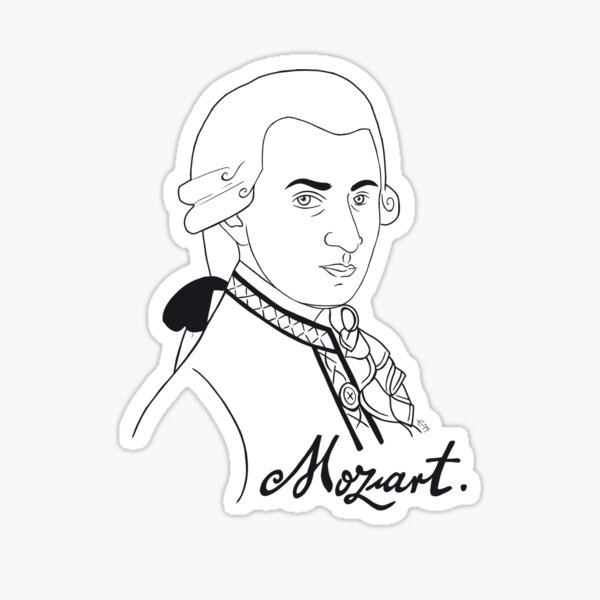 Mozart Sticker