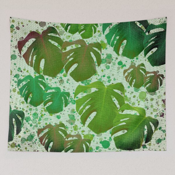 Item preview, Monstera Leaves Jungle designed and sold by PoppyPod.