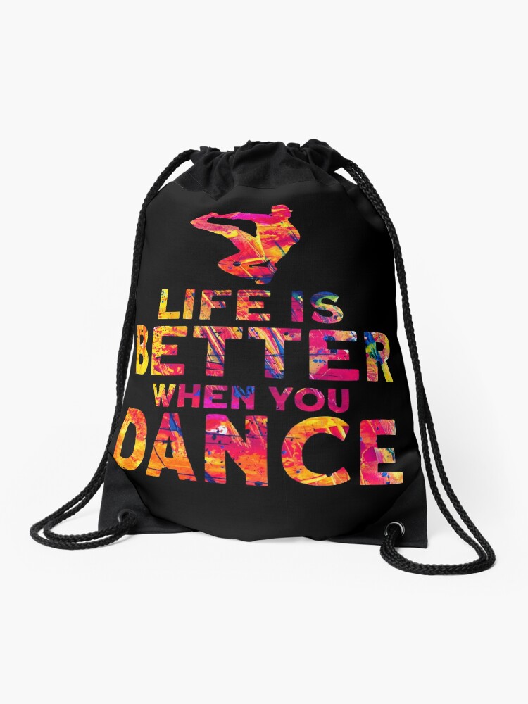 Dance sales drawstring bag