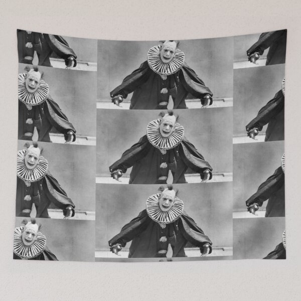 Item preview,  Creepy Clown Lon Chaney vintage photo designed and sold by Vintage Designs +.