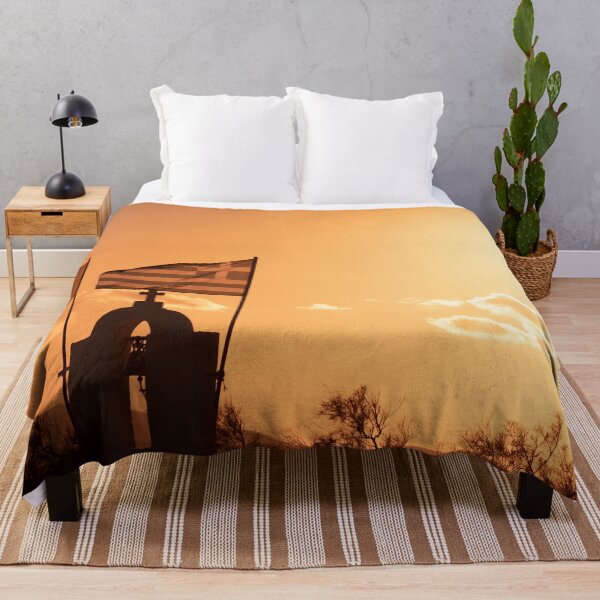 Item preview, Silhouette of a Church on the Port of Naxos at Sunset - Cyclades, Greek Islands designed and sold by JarbasVisuals.
