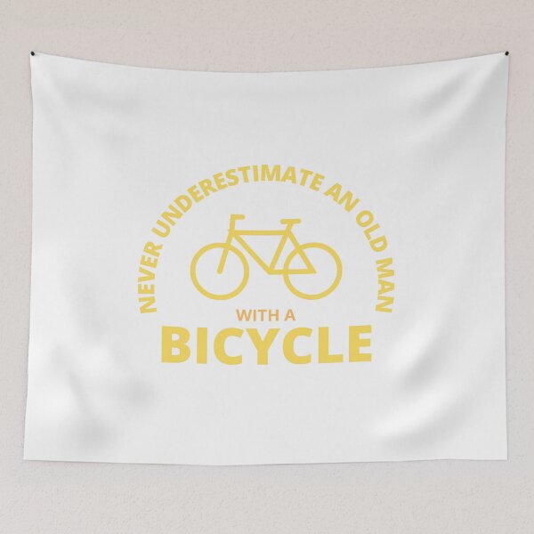 Item preview, Never Underestimate Old Man With Bicycle designed and sold by Exey02.