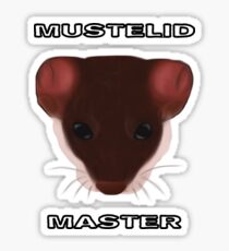 Mustelid Master Transparent Sticker