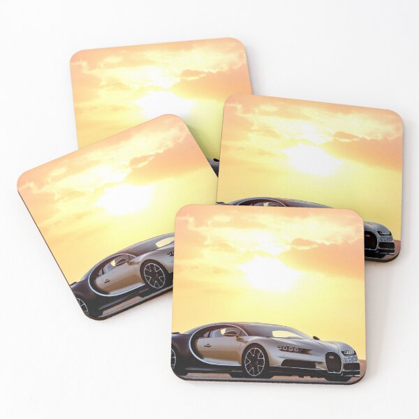 Aperçu de l'œuvre Hypercar au coucher du soleil créée et vendue par M-Pics.