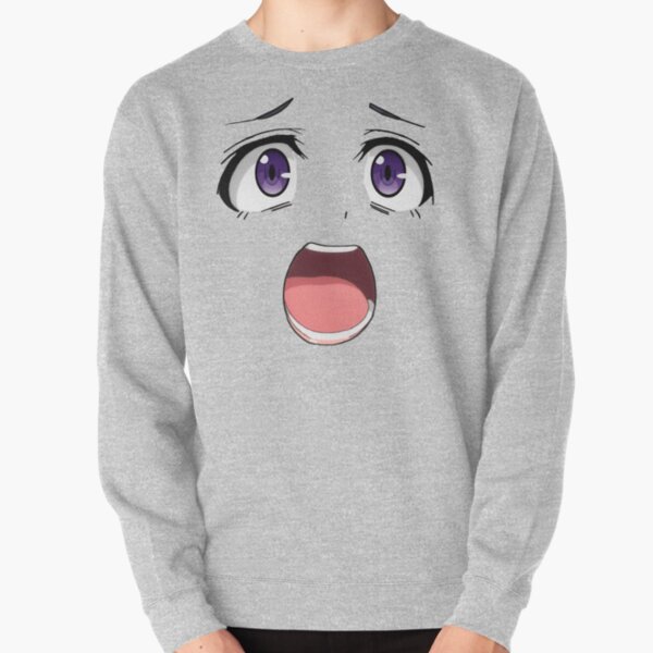 anime face sweatshirt