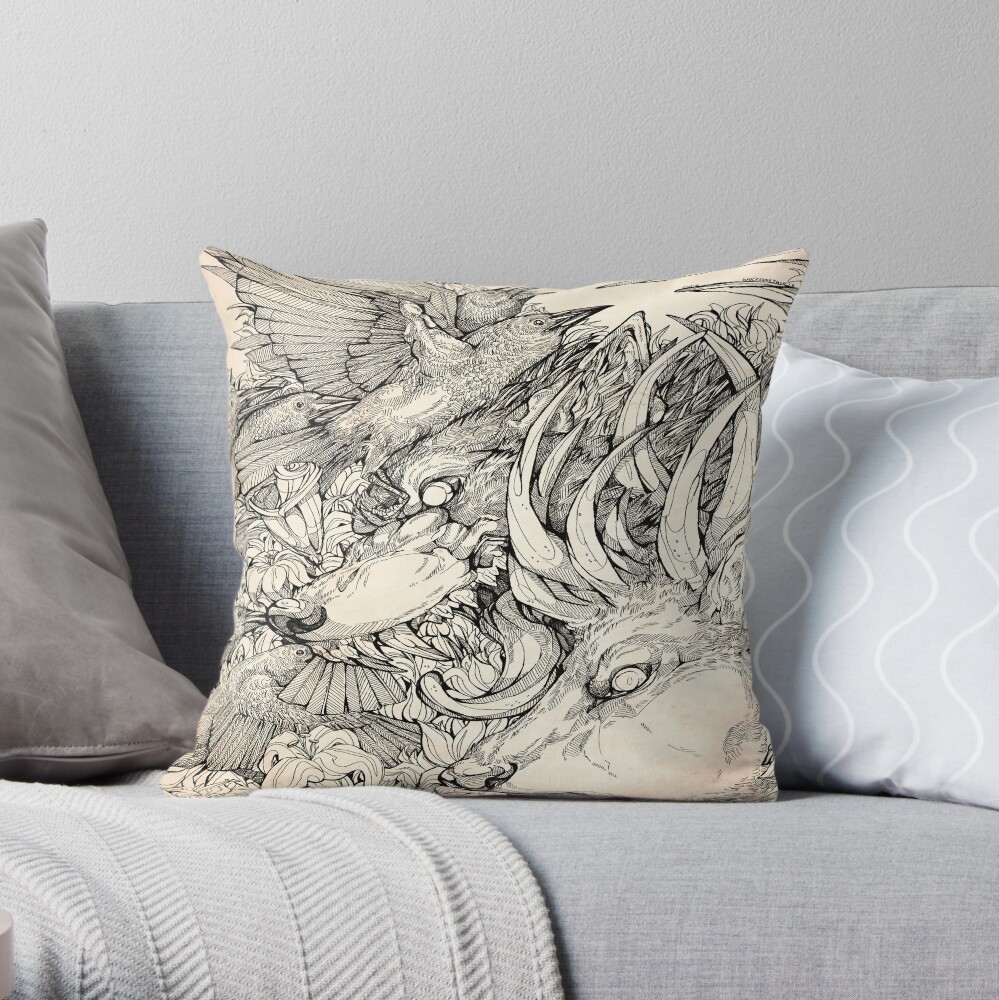 Chaos Divine Throw Pillow