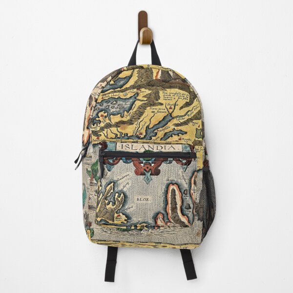Item preview, Medieval Map of Iceland with Sea Monsters designed and sold by worldways.