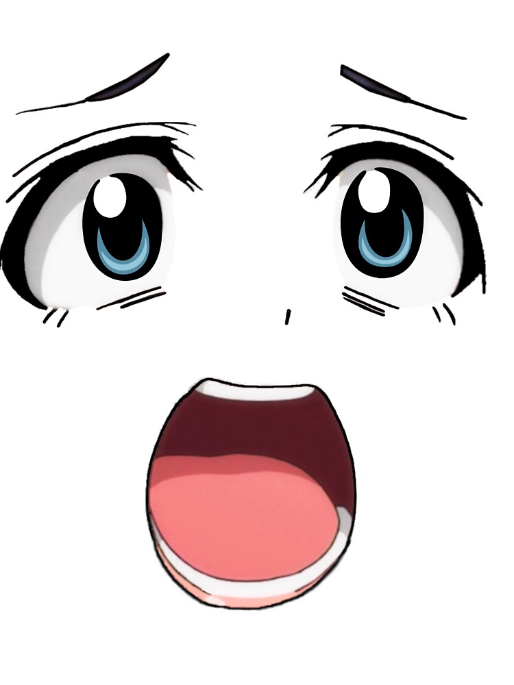 Anime Face Blue Eyes Kids T Shirt By Ggwp Redbubble