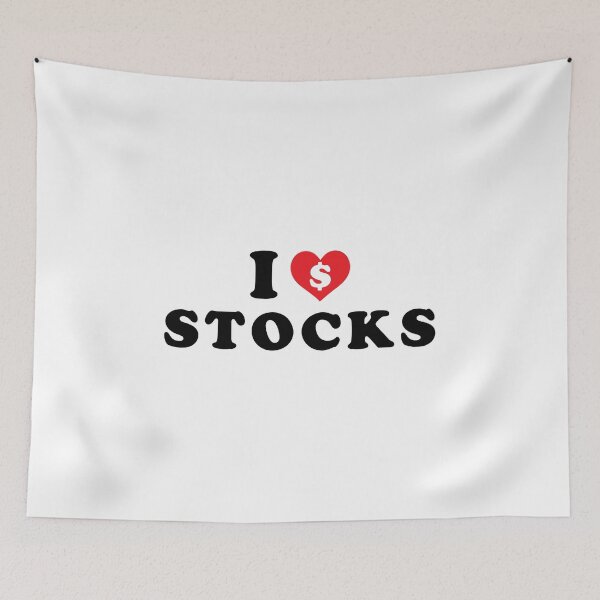 Item preview, I Love Stocks White designed and sold by Tobias Langner.