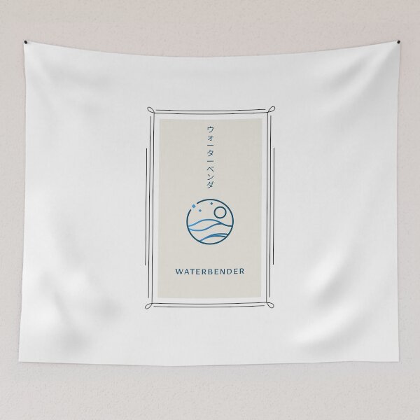 Item preview, Waterbender Avatar Wave Japanese  designed and sold by Studio-Jevans.