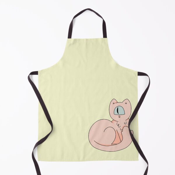 Item preview, Cute pastel pink cyclops one eyed cat designed and sold by sophieklen.