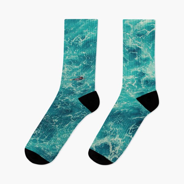 Item preview, Cute blue ocean print designed and sold by Yulia Sh.