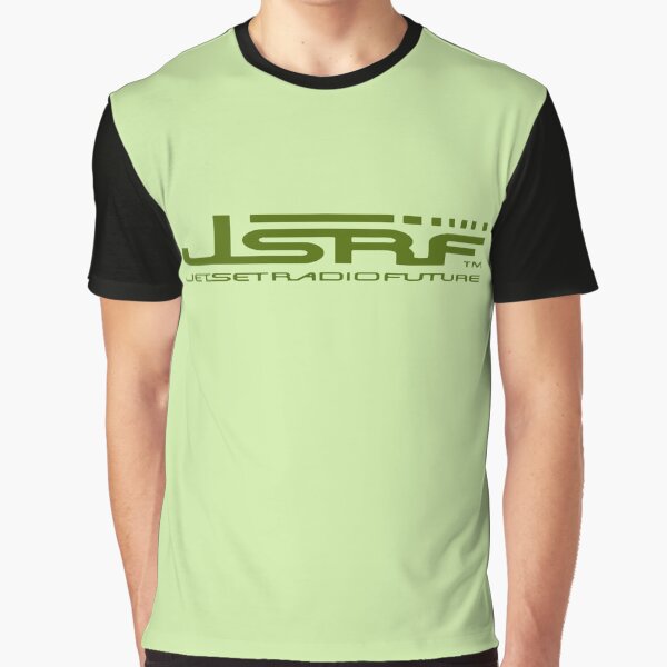 Vista previa del artículo con la obra «Texto Jet Set Radio Future (JSRF) verde lima», diseñado y vendido por everything4eva.