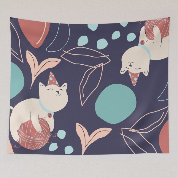 Item preview, Festive feline designed and sold by Arinom.