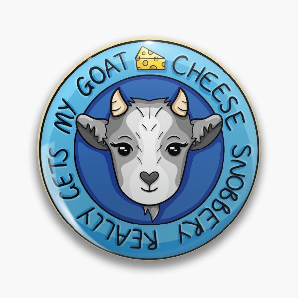 Item preview, Cheese Snobbery Really Gets My Goat - Happy designed and sold by Layla's Lens & Pens.