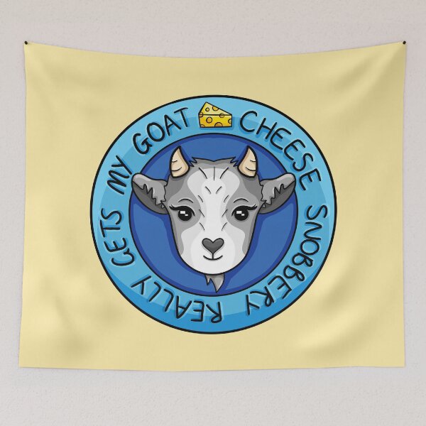 Item preview, Cheese Snobbery Really Gets My Goat - Happy designed and sold by Layla's Lens & Pens.