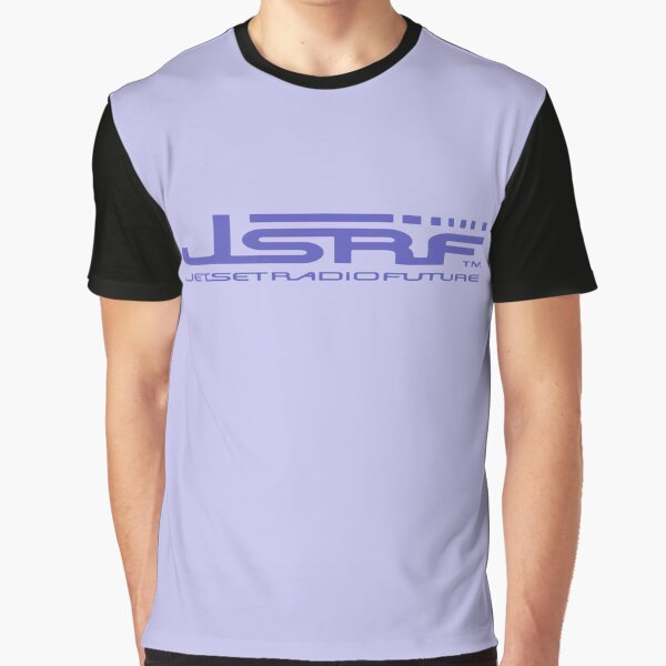 Vista previa del artículo con la obra «Jet Set Radio Future (JSRF) texto violeta», diseñado y vendido por everything4eva.