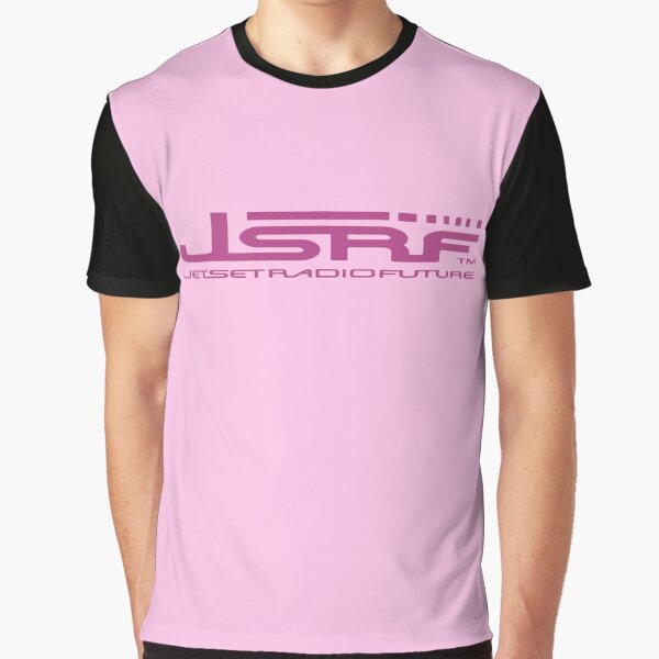 Vista previa del artículo con la obra «Jet Set Radio Future (JSRF) texto rosa», diseñado y vendido por everything4eva.