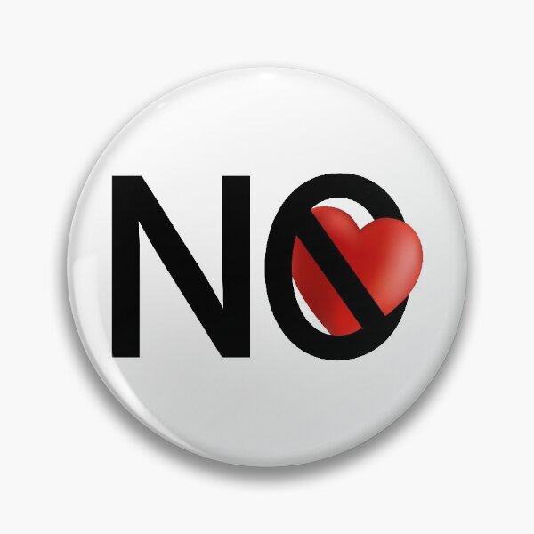 Item preview, No love. Anti valentine's day. No heart. Cool illustrtion designed and sold by TJprint.