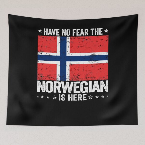 Item preview, Have No Fear The Norwegian Is Here  Norway Flag Design designed and sold by JJDzignsShop.