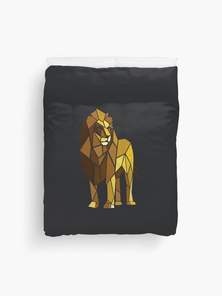 Thumbnail 1 of 2, Duvet Cover, Shape of Lion designed and sold by nuuk.