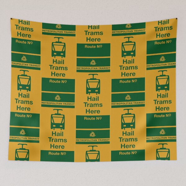 Item preview, Metropolitan Tram Stop designed and sold by Green-over-red.