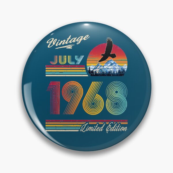 Item preview, July 1968 Birthday designed and sold by GreenSplash.