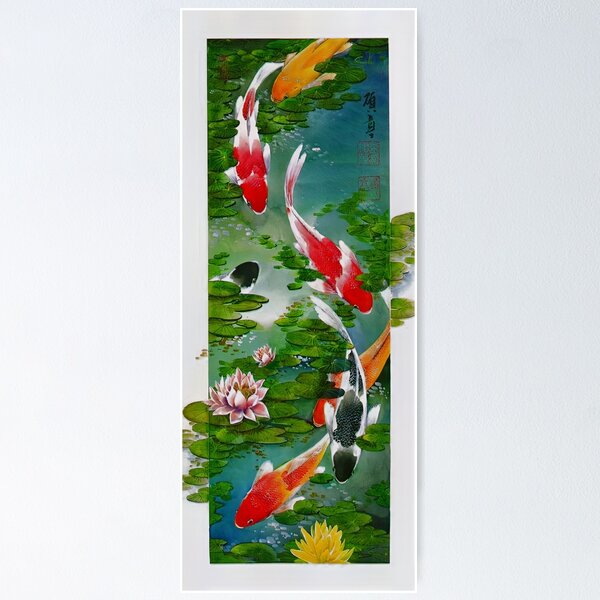 Artikel-Vorschau von Koi Fish Pond, designt und verkauft von SofiaStutio.