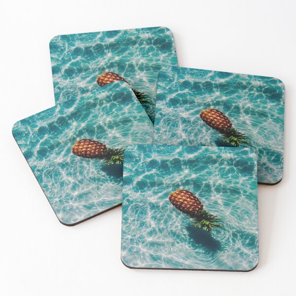 Item preview, Aesthetic floating pineapple  designed and sold by Mayuri Juyal.