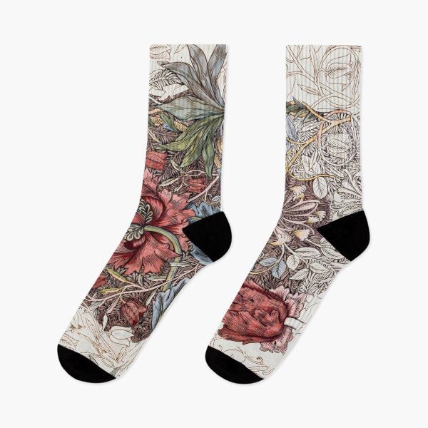 Item preview, William Morris Vintage floral pattern art designed and sold by Vintage Designs +.