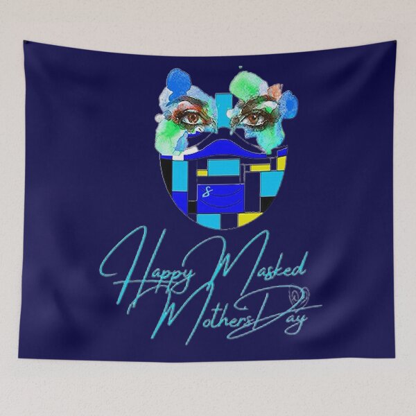 Item preview,  Happy Masked Mothersday, nr 4, Arty Mom , Super Mom Super Wife Mothersday designed and sold by Adri Barnard.
