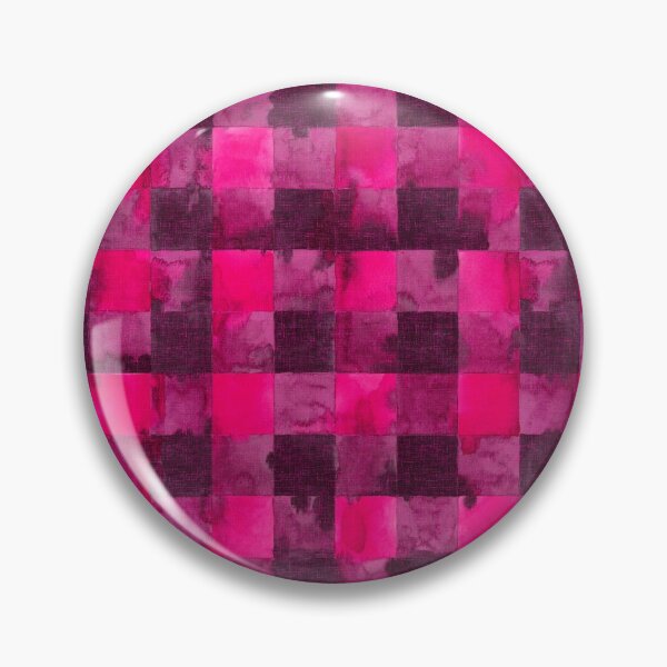 Artikelvorschau, Holzfäller Karo Aquarell Pink entworfen und verkauft von Rebecca Reck Art.