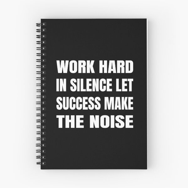 Item preview, Work Hard In Silence and Let Success Makes The Noise designed and sold by SHOPBLOB.
