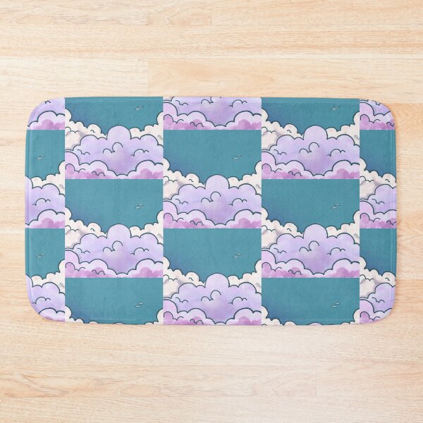 Item preview, Aesthetic Blue Cotton Candy Cloudy Sky designed and sold by Accentricity.