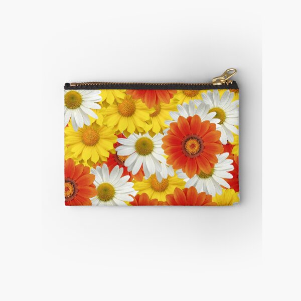 Item preview, Orange, yellow and white floral print background designed and sold by Chantelle  Spies.