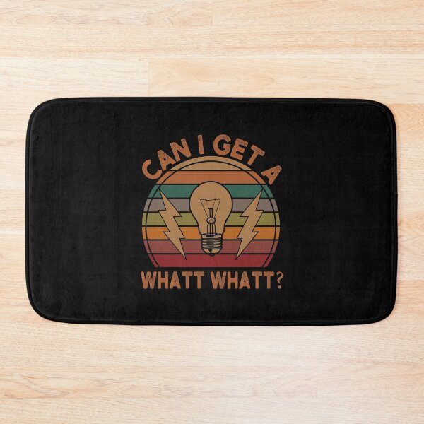 Item preview, Can I Get A Watt Watt,Funny electrician joke gift designed and sold by Theobsessed01.