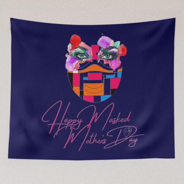 Item preview,  Happy Masked Mothersday, nr 5, Arty Mom , Super Mom Super Wife Mothersday designed and sold by Adri Barnard.