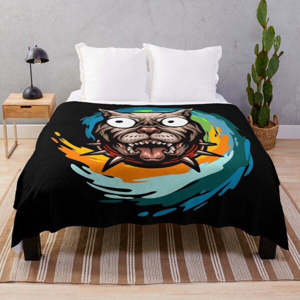 Item preview, Funny Bulldog with Huge Bulging Eyes in a Spiral designed and sold by Nathalie Aynié.