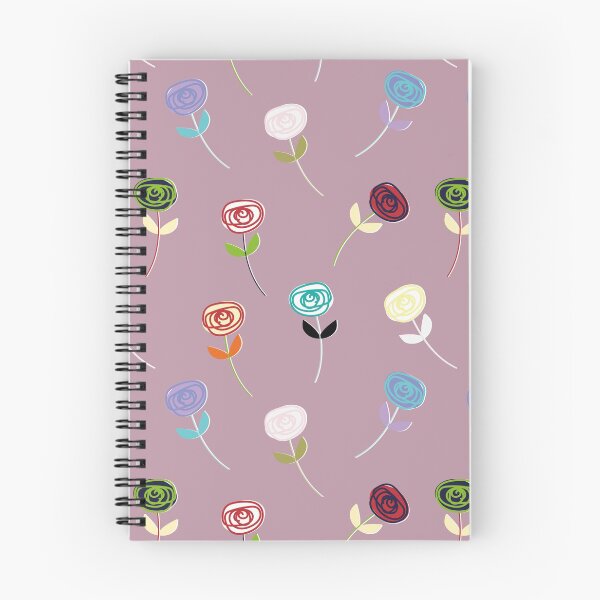 Item preview, Little Rose, cute large-scale fashion print on dusky pale pink designed and sold by Susan Marie Williams.