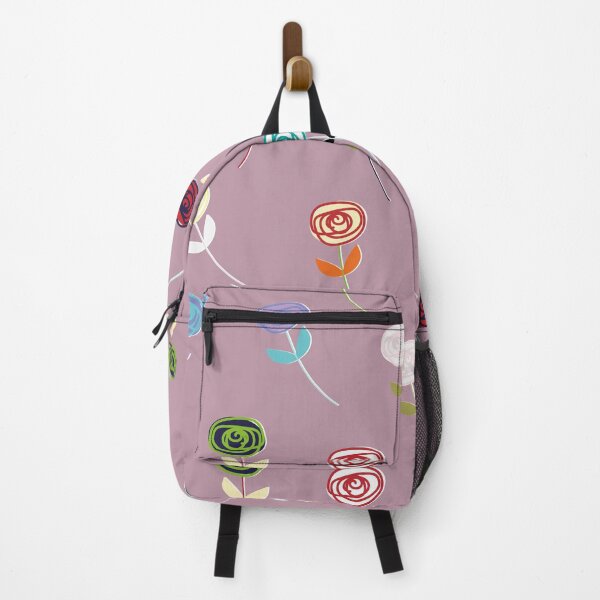 Item preview, Little Rose, cute large-scale fashion print on dusky pale pink designed and sold by Susan Marie Williams.