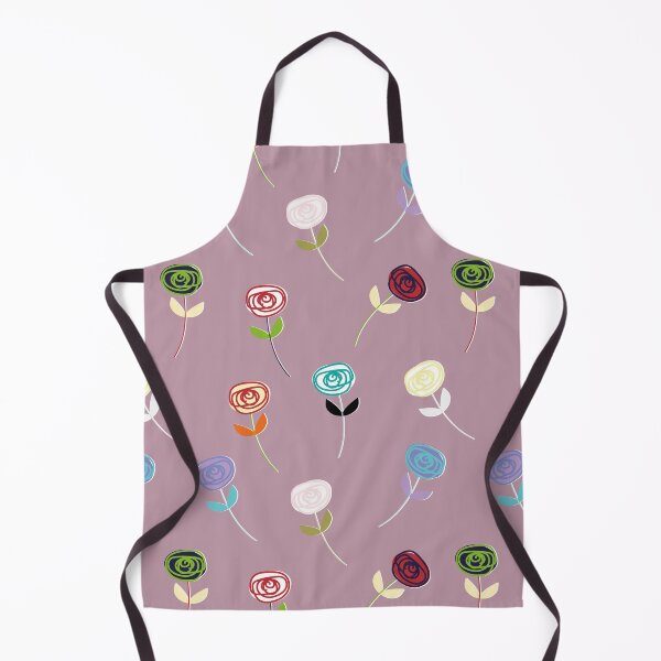 Item preview, Little Rose, cute large-scale fashion print on dusky pale pink designed and sold by Susan Marie Williams.